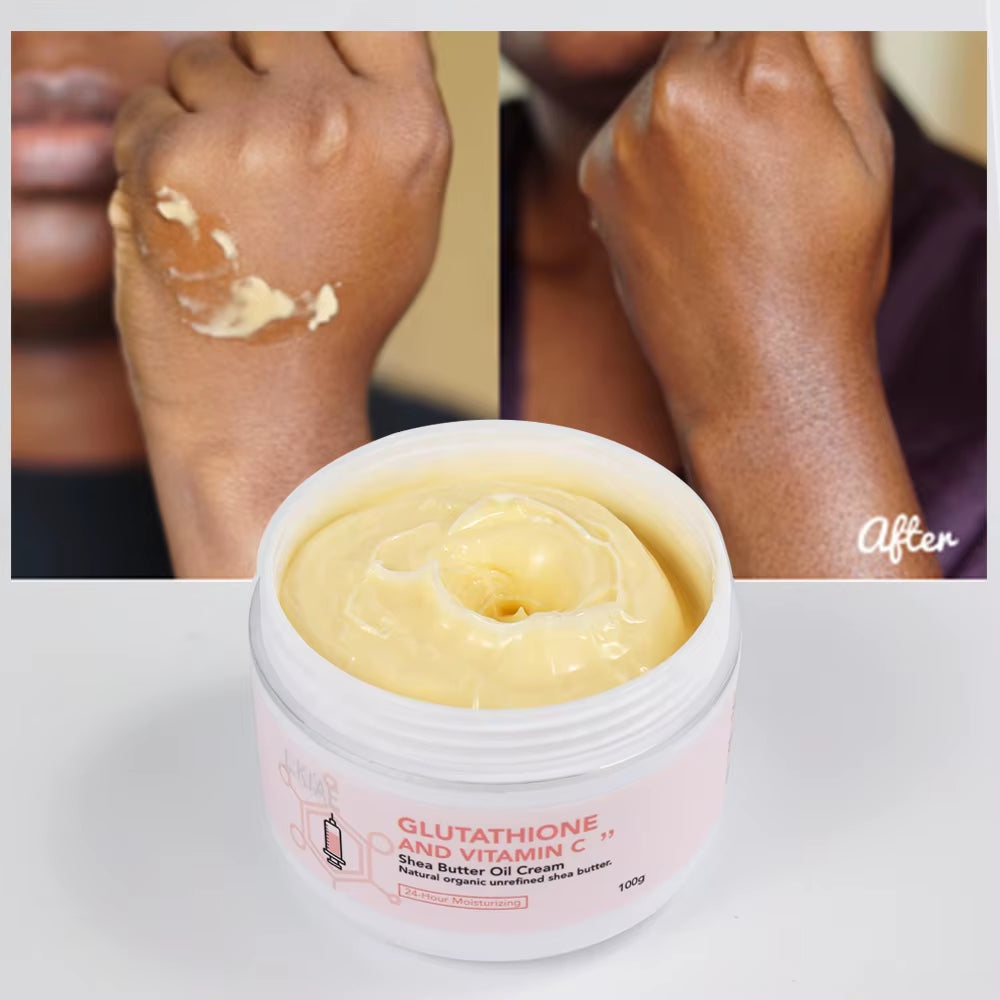 Organic Vegan Natural Lotion Deep Nourish Body Repair Women Vita-C Shea Butter Moisturizer Hands Cream